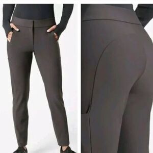 ATHLETA Stellar Trouser Dark Charcoal Gray Size 4